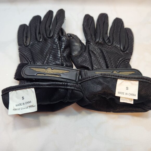 Vintage Riding‎ Gloves Ladies Honda Goldwing Leather Size Small Palm Pads Flare - Picture 5 of 6